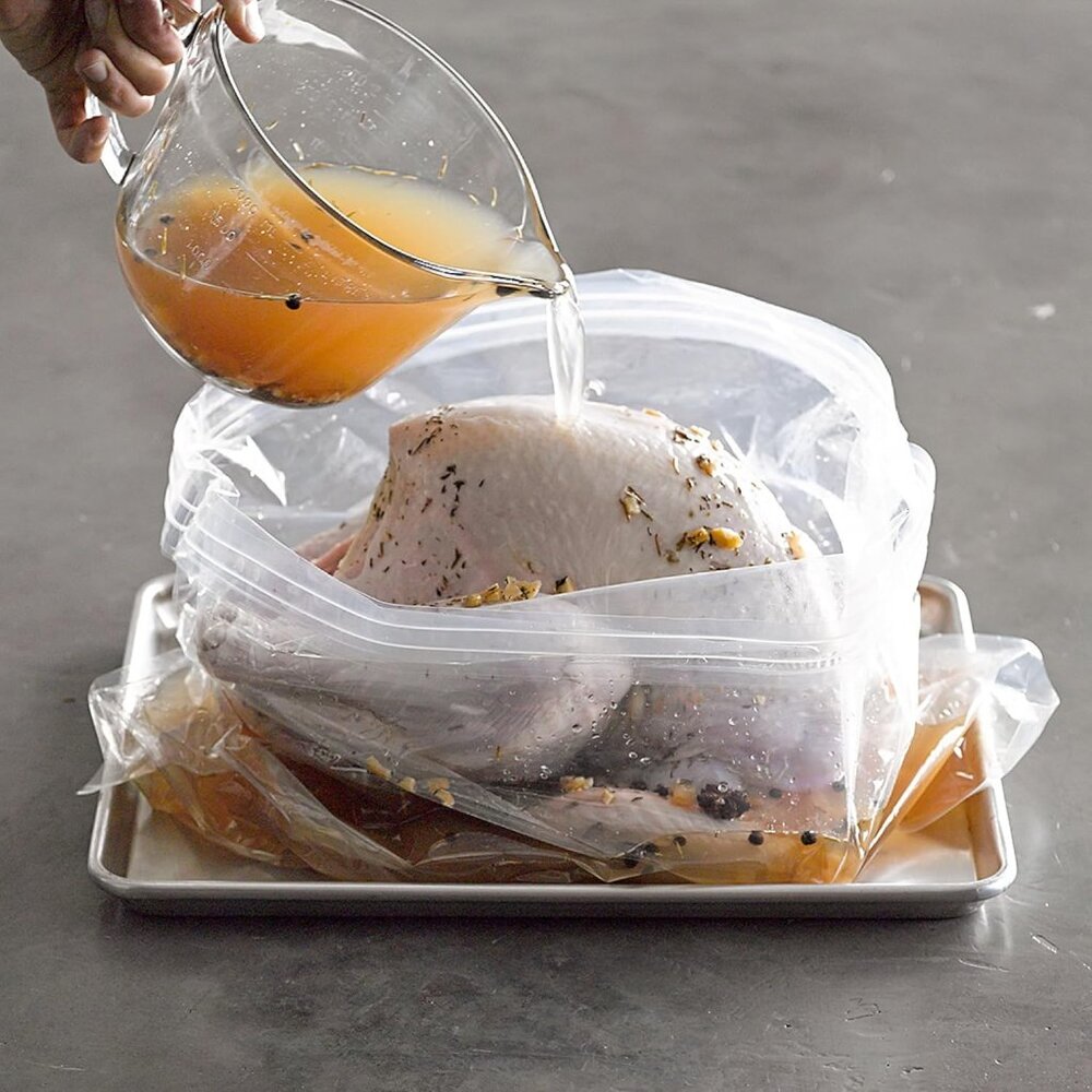 Crate and Barrel Brining Bags, Reusable, Set of 3